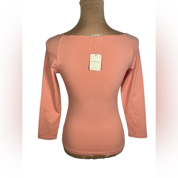 Free People Peach Blouse NWT Small - Picture 2 of 12